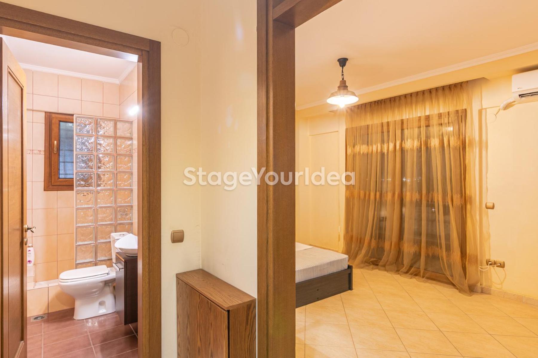 Luxury Appartment, Only 7 Minutes From Thessaloniki Airport And 15 Minutes From City Center ,For 8-23 People Also For Gatherings And Parties Neon Rysion Exteriér fotografie