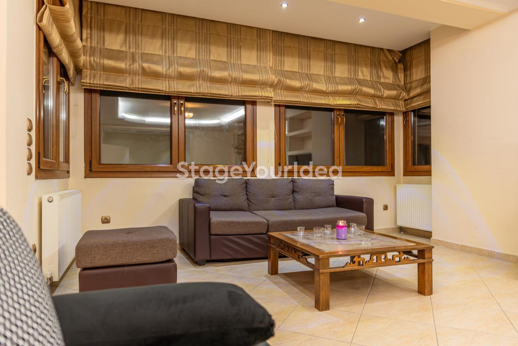 Luxury Appartment, Only 7 Minutes From Thessaloniki Airport And 15 Minutes From City Center ,For 8-23 People Also For Gatherings And Parties Neon Rysion Exteriér fotografie