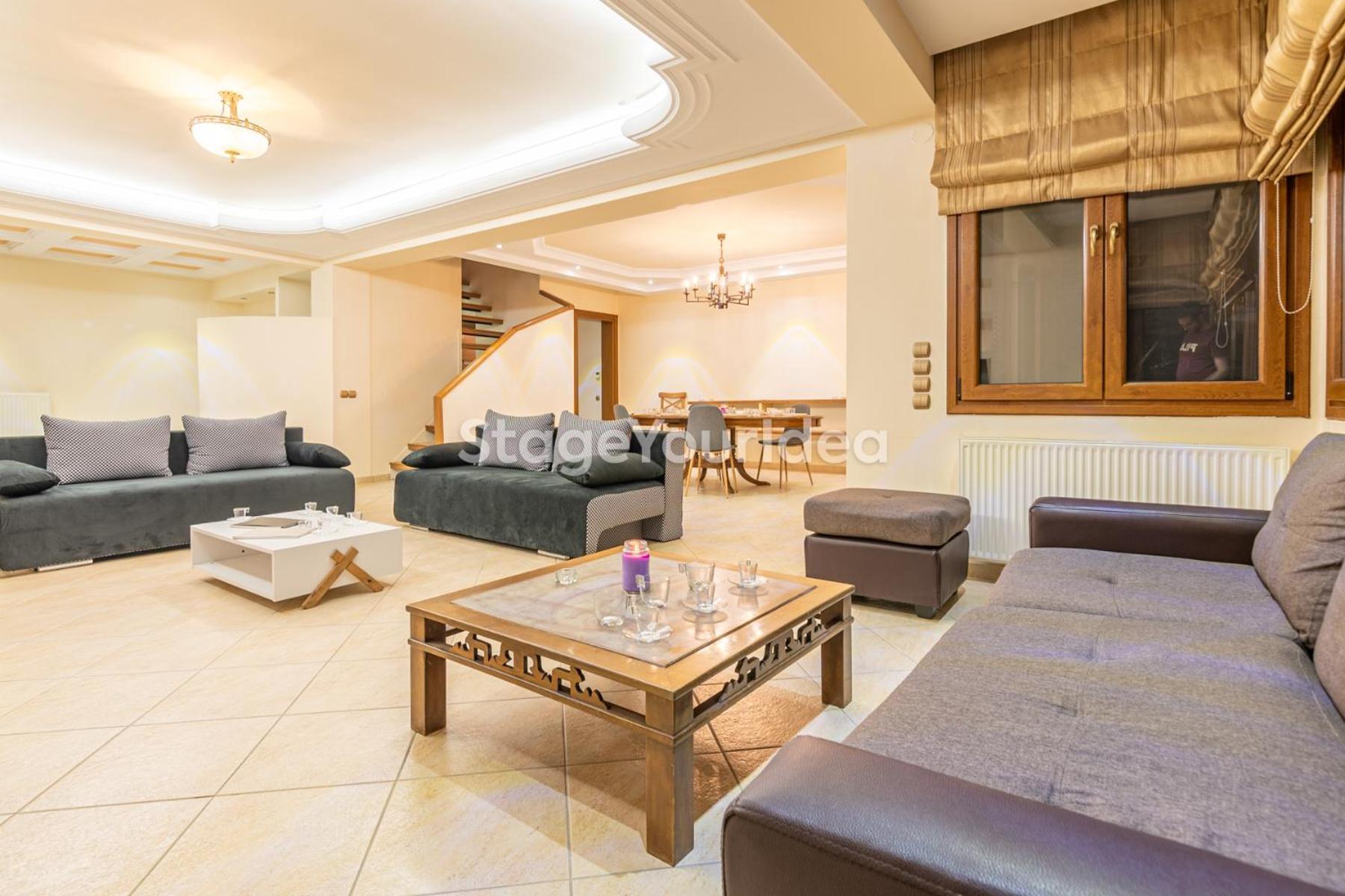 Luxury Appartment, Only 7 Minutes From Thessaloniki Airport And 15 Minutes From City Center ,For 8-23 People Also For Gatherings And Parties Neon Rysion Exteriér fotografie